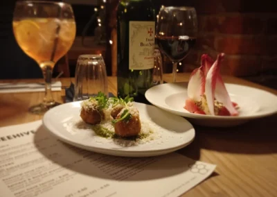 Evening Meal at The Beehive Horringer