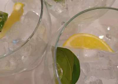 Refreshing drinks at The Beehive