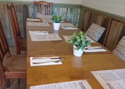 Sunday Roast Dinner table setting The Beehive
